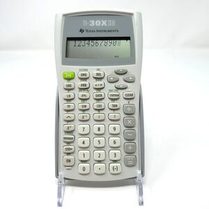 Texas Instruments TI-30XIIB Scientific Calculator Slip Cover Tested Working